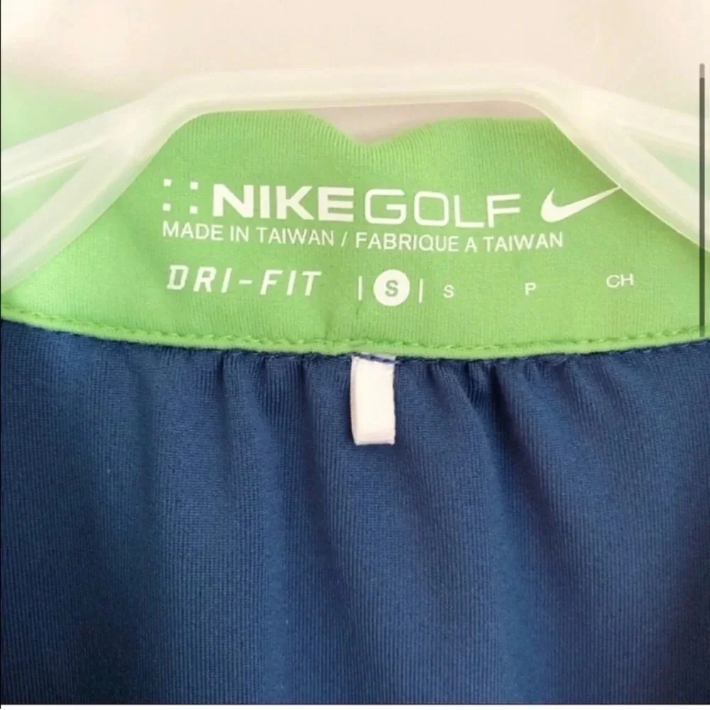 Nike Long Sleeve Golf Shirt Collared Blue Small Women’s Womens S